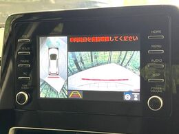 【パノラミックビューモニター】専用のカメラにより、上から見下ろしたような視点で360度クルマの周囲を確認することができます☆死角部分も確認しやすく、狭い場所での切り返しや駐車もスムーズに行えます。