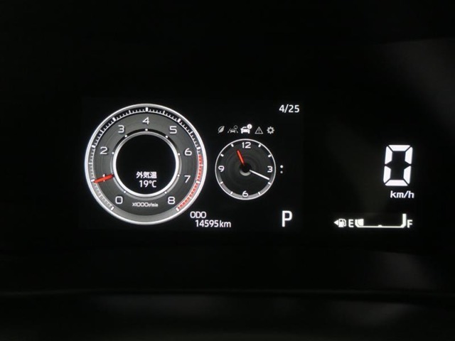 デジタルメーターはスピードが見やすい！飛ばしすぎはエコ運転の敵ですよ！