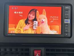 純正フルセグテレビ付いています♪　フルセグですので鮮明に映ります♪