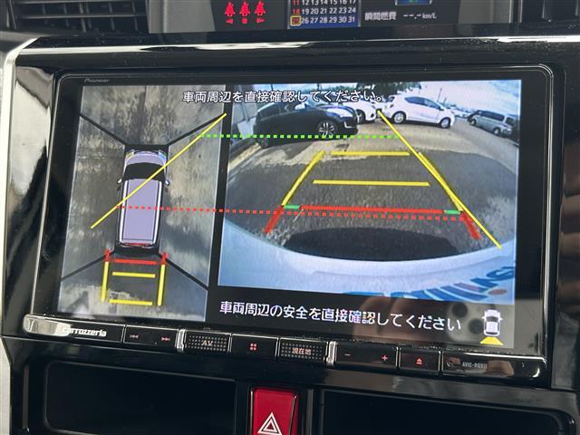 【　全方位カメラ　】上から見下ろしたように駐車が可能です。安心して縦列駐車も可能です♪
