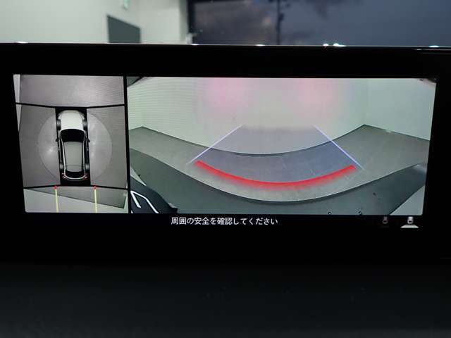 バックカメラも付いています。駐車の時に便利なのはもちろんの事、後方死角にいる子供たちに気が付くことができるので安心安全ですね