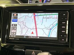 【ナビゲーション】目的地までしっかり案内してくれる使いやすいナビ。Bluetooth接続すればお持ちのスマホやMP3プレイヤーの音楽を再生可能！毎日の運転がさらに楽しくなります！！