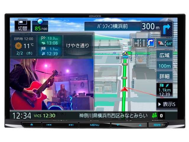 大画面8型液晶ナビへのランクアッププランになります♪フルセグTV・Bluetooth（音楽再生・通話機能）・CD（録音機能付き）・DVD・SD・ラジオ　多彩なメディアに対応できます♪