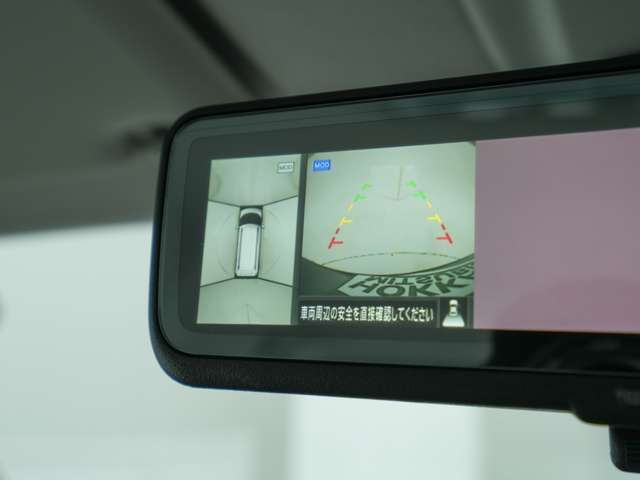 マルチアラウンドモニター☆ガイド線が表示されますので、後方の確認だけでなく、距離感も測りやすくなっております！