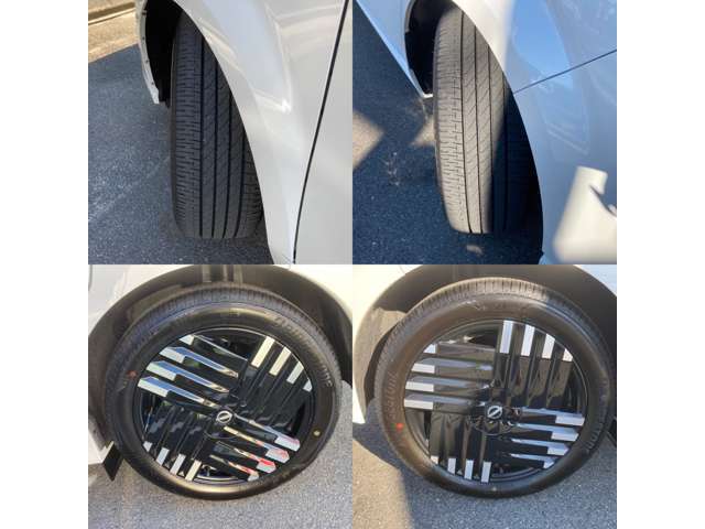 タイヤの溝はまだありますが、現車確認の際にご確認ください