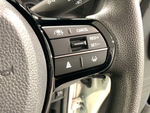 クルーズコントロールを装備しています。高速道路などで一定の速度で走ってくれるので運転が楽ですよ！速度を設定できますので、スピードの出しすぎにも注意できます。