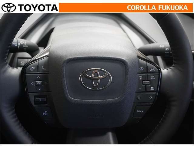 ステアリングスイッチで操作可能な表示の切替操作等を行うことにより、運転に集中することができますよ。