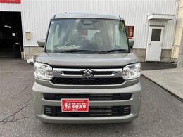 軽の看板が目印です！届出済 未使用車をお探しの方はこちらの看板を目印にお越しください。※似たような看板のお店がございますのでお間違えのないようご注意ください。