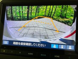 【バックカメラ】駐車時に後方がリアルタイム映像で確認できます。大型商業施設や立体駐車場での駐車時や、夜間のバック時に大活躍！運転スキルに関わらず、今や必須となった装備のひとつです！