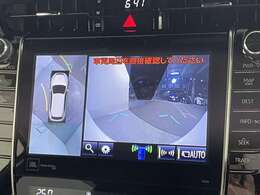 【全周囲/全方位/アラウンドビューモニター機能】全周囲カメラも付いているので安心です！！！ 女性でも楽々駐車可能ですね！！！