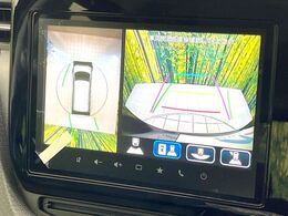 【全方位モニター用カメラ】専用のカメラにより、上から見下ろしたような視点で360度クルマの周囲を確認することができます☆死角部分も確認しやすく、狭い場所での切り返しや駐車もスムーズに行えます。