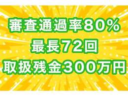 弊社のローンは北海道内の数ある中古車販売店の中で、わずか6社のみしか取り扱い出来ない特殊なローンです。（全国35社のみ）勤続年数が浅い方やパート・アルバイトの低所得の方でも利用可能ですのでご相談下さい♪