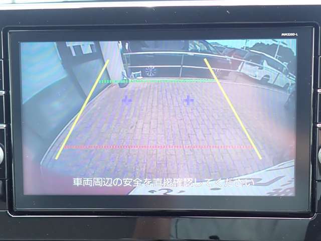 バックカメラが装備されており後方の死角を確認する事が可能ですので安心です♪