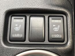 【シートヒーター】寒い日に重宝するシートヒーター！エアコンより早く温まってくれるので寒がりの人も安心ですね♪エアコンの温風は乾燥するから苦手、という方にもをおすすめです。