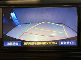 バックモニター付きで駐車もらくらく！