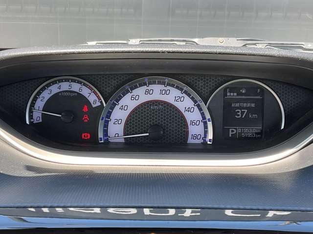 メーターパネルと走行距離の画像です。