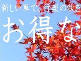 秋もやっております！ワイダボではお得なSALEと銘打って、新たなカーライフのスタートを全力で応援いたします！是非この機会にワイダボまでお問合せください♪