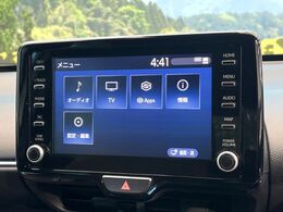 【8インチ　ディスプレイオーディオ】大画面のディスプレイはAppleCarPlayやAndroidAutoが利用可能。大きな画面でスマホナビアプリ等が利用いただけます♪