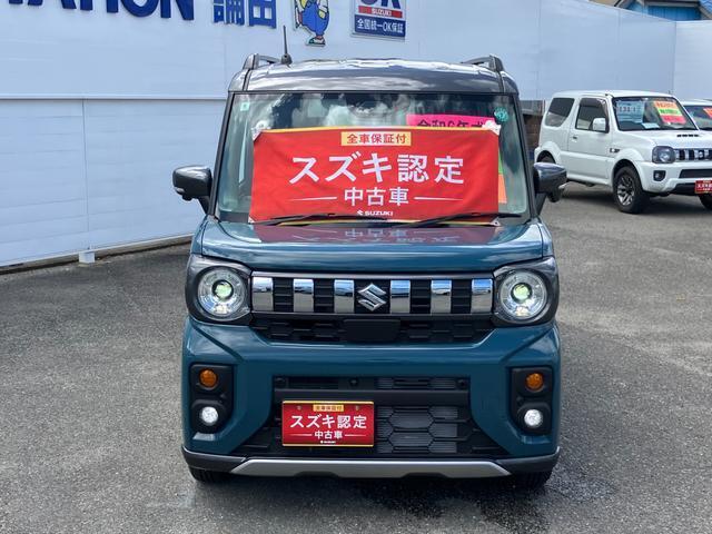 スペーシアギアハイブリッドXZ入荷しました！9インチナビや全方位カメラ、電動パーキングブレーキ、LEDヘッドランプ＆フロントフォグランプ、リアパーキングセンサーなど装備した一台です！