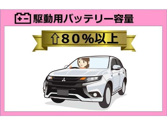 駆動用バッテリー容量は85.5％です。