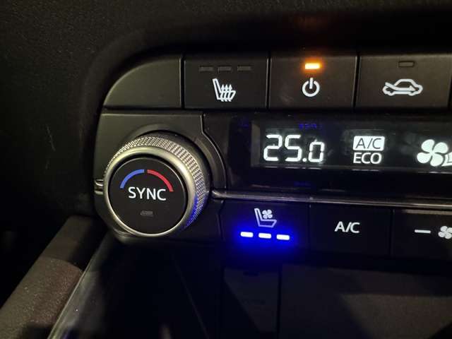 運転席・助手席・独立型オートエアコン。運転手とパートナー別々の温度設定が出来快適なドライブが楽しめます！！