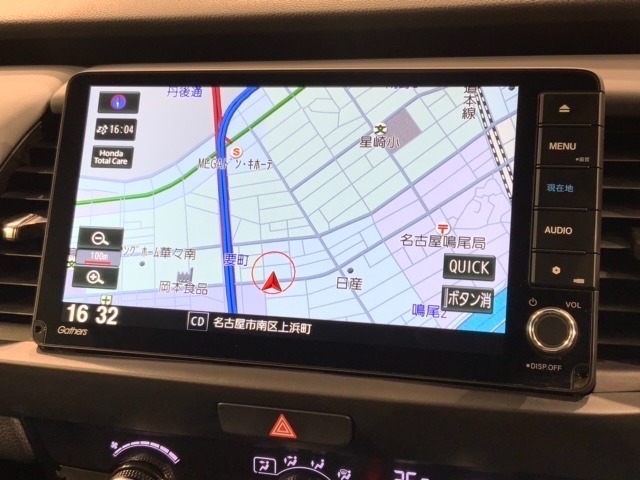 ギャザズナビ搭載です。知らない道も安心ですね！