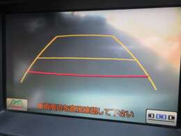 バックが苦手な方は必見！ライン表示付きのバックモニターが障害物を映し出してくれます！