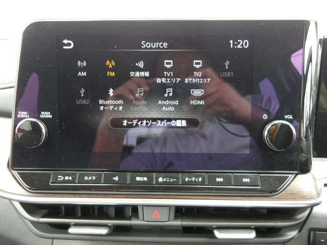 Bluetoothなど好きな音楽を聴きながらドライブ。