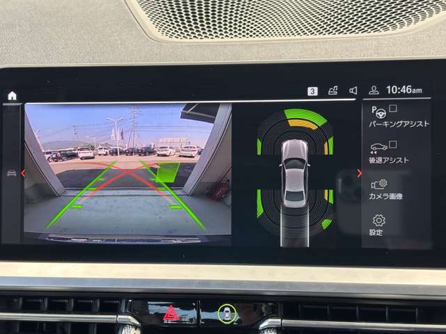 バックカメラ、センサー付きなので、車庫入れも簡単に出来ます。