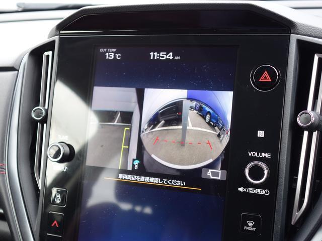 フロントカメラ、サイドカメラの映像もセンターディスプレイに表示されます