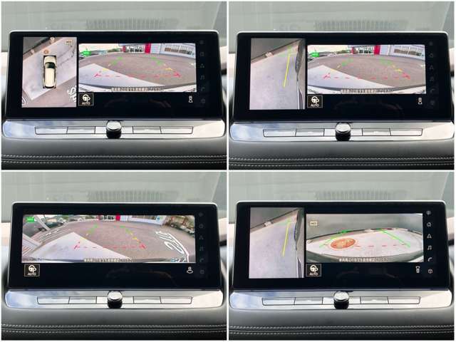 空の上から見下ろすような視点のアラウンドビューモニターでスムーズ駐車。狭い場所での駐車も、周囲が映像で確認できます。