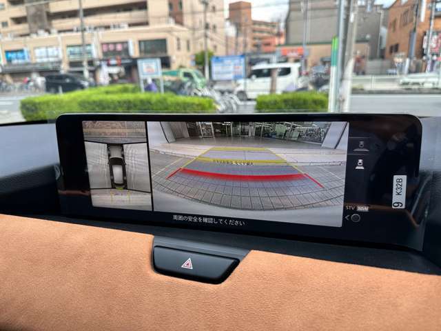 360度ビューモニターつきです。シースルービュー搭載です