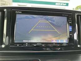 バックモニター付きで駐車も安心！