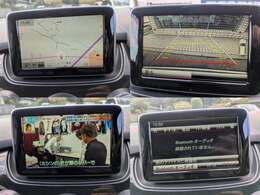 純正ナビが装備されております♪画面もクリアで見やすく運転中も確認しやすいです♪バックカメラ装備でフルセグやBluetoothもご利用可能です♪