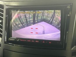 【バックカメラ】駐車時に後方がリアルタイム映像で確認できます。大型商業施設や立体駐車場での駐車時や、夜間のバック時に大活躍！運転スキルに関わらず、今や必須となった装備のひとつです！