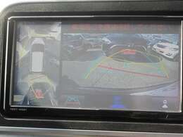 お車を上から見下ろしたような視点で駐車できる便利なパノラミックビューモニターも装備しています！