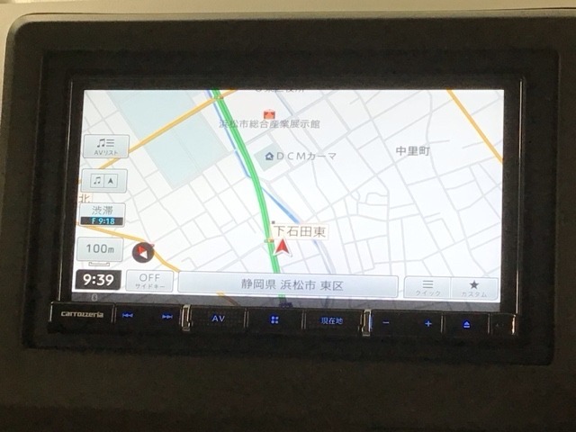 社外ナビ搭載です。知らない道も安心ですね！