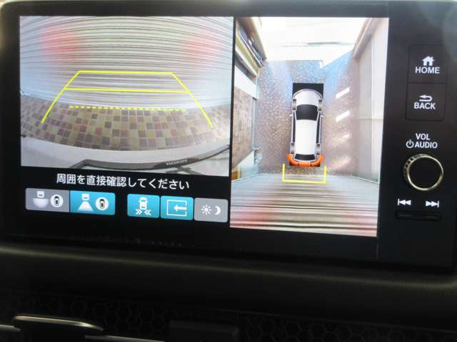 リヤワイドカメラでバックでの駐車も楽々
