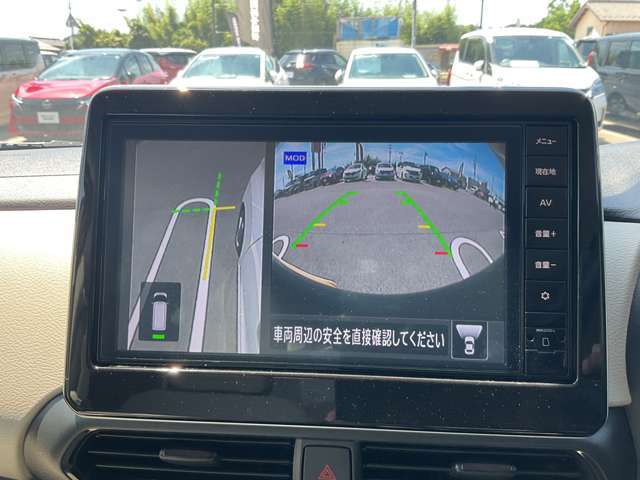 左前方も確認出来ますので安心して運転出来ます。
