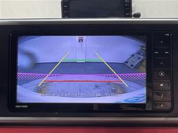 【バックカメラ】駐車が苦手な方でも映像で後方の安全確認もしっかり♪見えない死角の部分や距離感などモニター確認することが可能です！