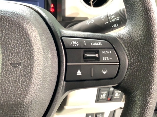 クルーズコントロールを装備しています。高速道路などで一定の速度で走ってくれるので運転が楽ですよ！速度を設定できますので、スピードの出しすぎにも注意できます。
