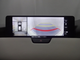 狭い場所での駐車やすれ違いなどでより的確な運転操作に役立つ360°ビューモニターが装備されています。