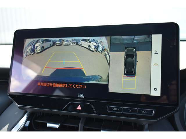 空から見下ろしているかのような視点で周囲を確認できるパノラマビューモニター！