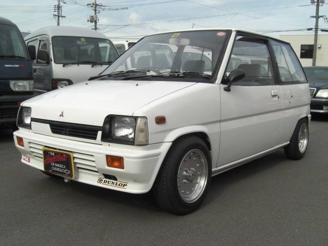 三菱 ミニカ XG マークIホイール 社外ハンドル 1988年 2.6万キロ