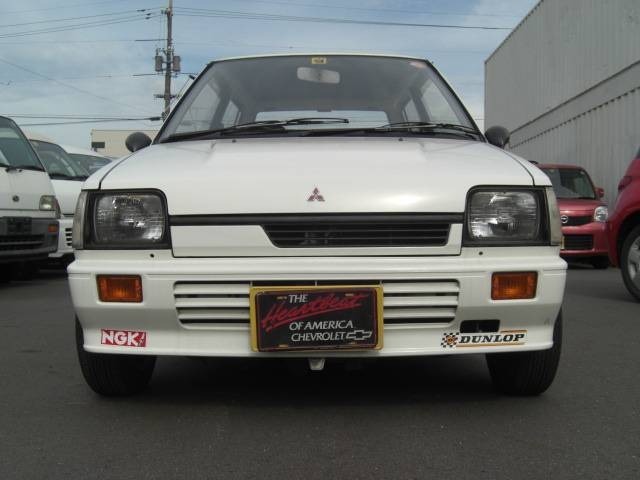 三菱 ミニカ XG マークIホイール 社外ハンドル 1988年 2.6万キロ