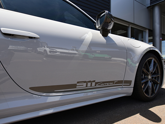 スポーツデザイン サイドスカート　911 Carrera T デコラティブサイドロゴ （アゲートグレー）