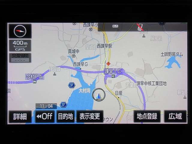 純正ナビで、慣れない道も旅先も安心。