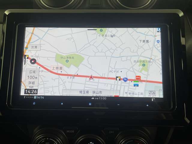 【カーナビ】『カーナビ』の画像になります。ナビ利用時のマップ表示は見やすく、いつものドライブがグッと楽しくなります！