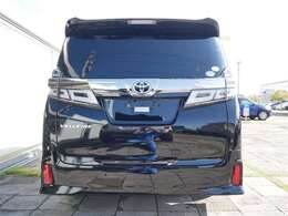 真後ろから見た状態です。