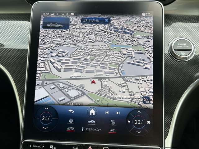 ◆センターディスプレイのタッチスクリーンのカーナビゲーション、大型画面で視認性や操作性の良いナビゲーションシステムです。